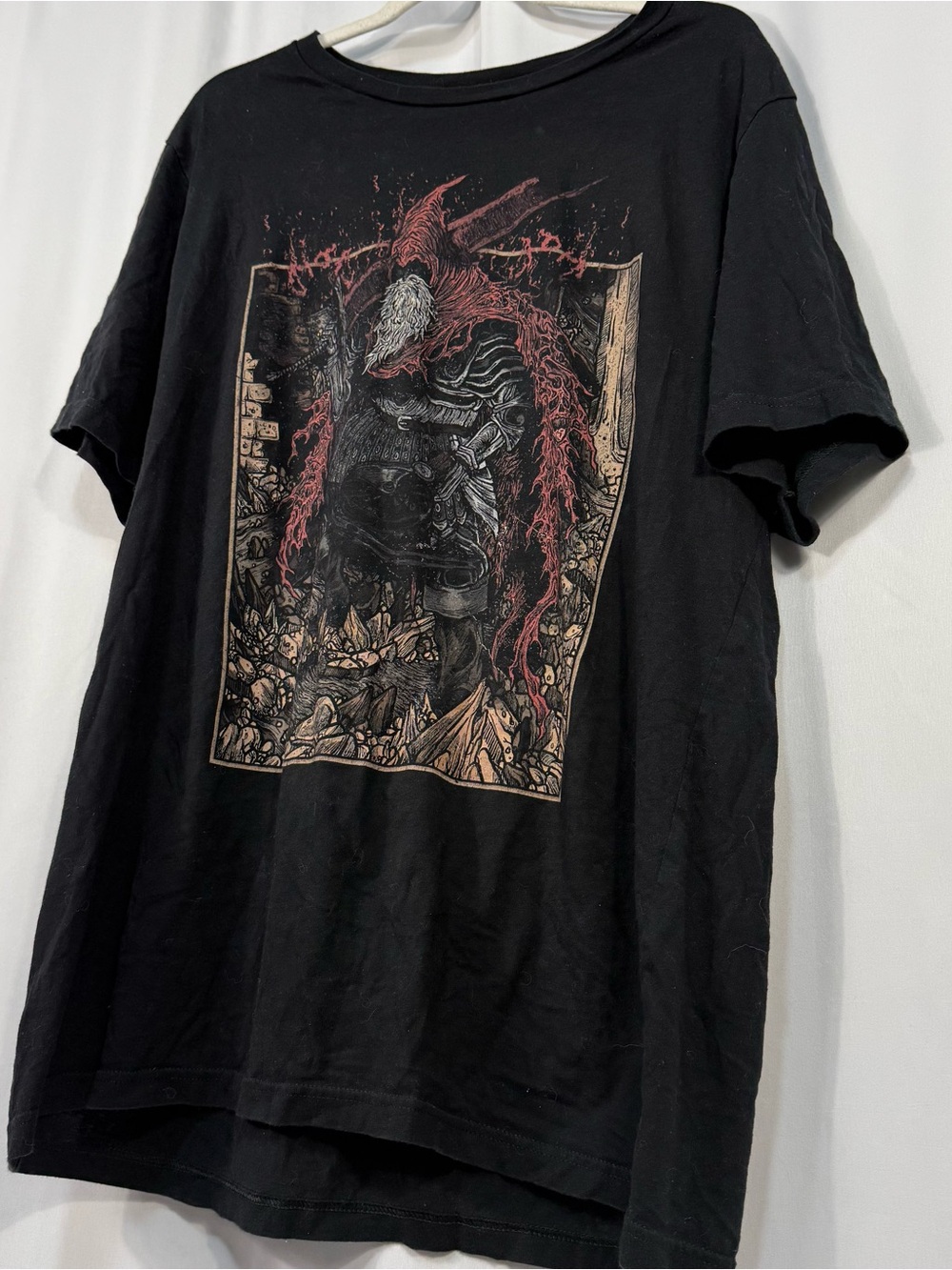 DrippySouls Slave Knight Gael Dark Souls III T-Shirt Size XL